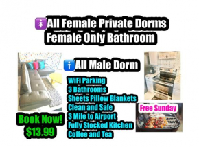 Miami International Hostel - Airport - Downtown- Wynwood - Little Havana Women Only Rooms - Men Only Rooms - No Mix Dorms